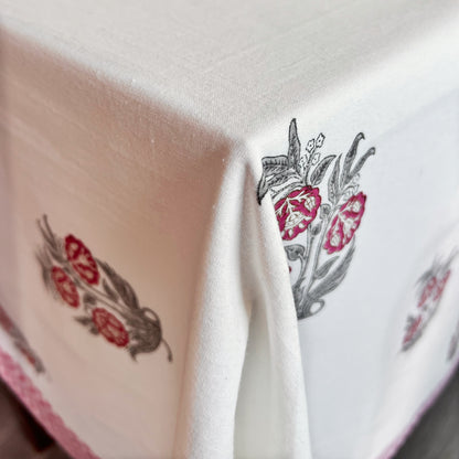 MOR HAND BLOCK PRINTED TABLE COVER