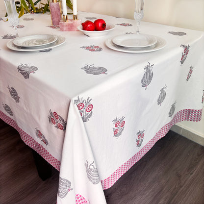 MOR HAND BLOCK PRINTED TABLE COVER