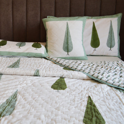 PINE TREE QUILT SET