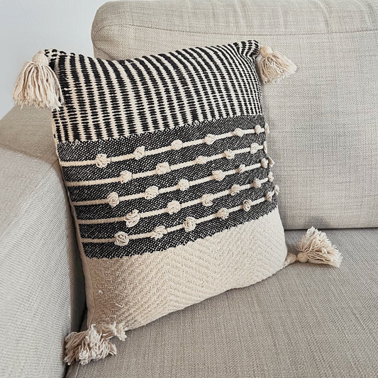 SALT & PEPPER  CUSHION COVER